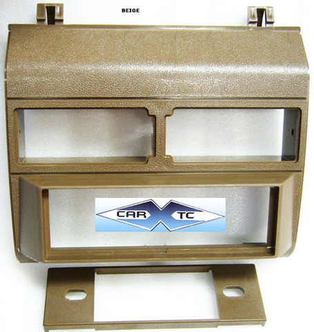 GMC Suburban 1993 Single Din Radio Faceplate Dash Install Stereo beige Kit